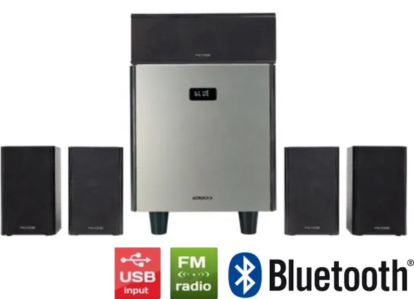Microlab HTS800 Zvučnici 5.1 180 W, Crni