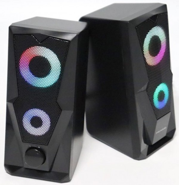 Microlab B-27 Stereo zvučnici RGB USB pwr 3.5 mm, Crni