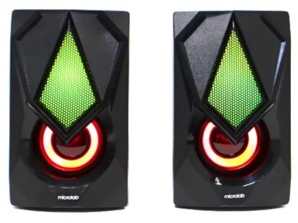 Microlab B25 Set zvučnika 2x3W USB 3.5mm RGB, Crni