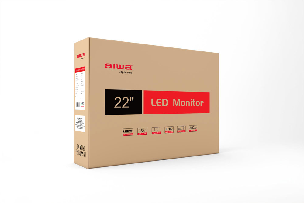 Aiwa MF2219-B Monitor 21,45" 1920x1080 IPS Full HD, Crni