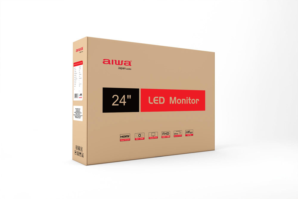 Aiwa MF2405-B Monitor 23.8'' FHD 1920x1080 IPS, Crni