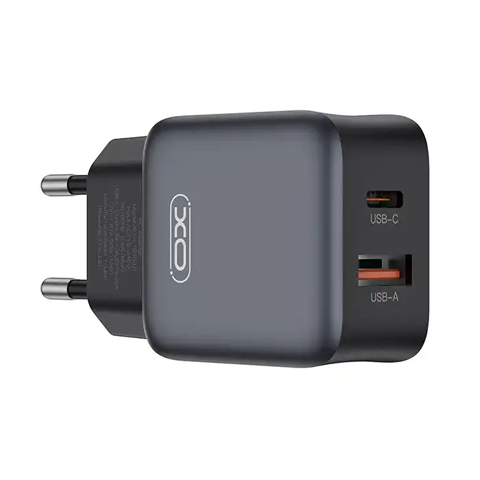 XO L156 Punjač USB-C/USB-A sa tip C kablom 30W