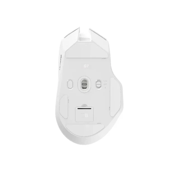Mchose G7 Bežični gaming miš Lightweight Ergonomski 26000 DPI, Beli