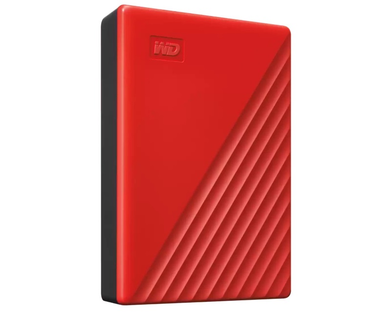 WD My Passport Eksterni HDD 4TB 2.5" WDBPKJ0040BRD, Crveni