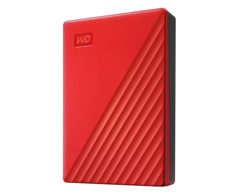 WD My Passport Eksterni HDD 4TB 2.5" WDBPKJ0040BRD, Crveni