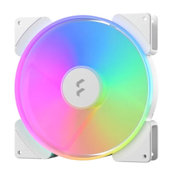 Fractal Design FD-FAN-PRI-AL18-PWM-WT Ventilator Prisma AL-18 ARGB 180mm, Beli