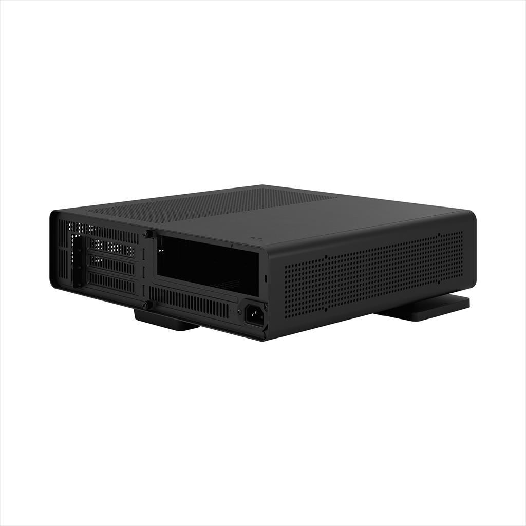 FRACTAL DESIGN Ridge Black Mini-ITX Case, with 2x 140mm Aspect PWM Fans, Black