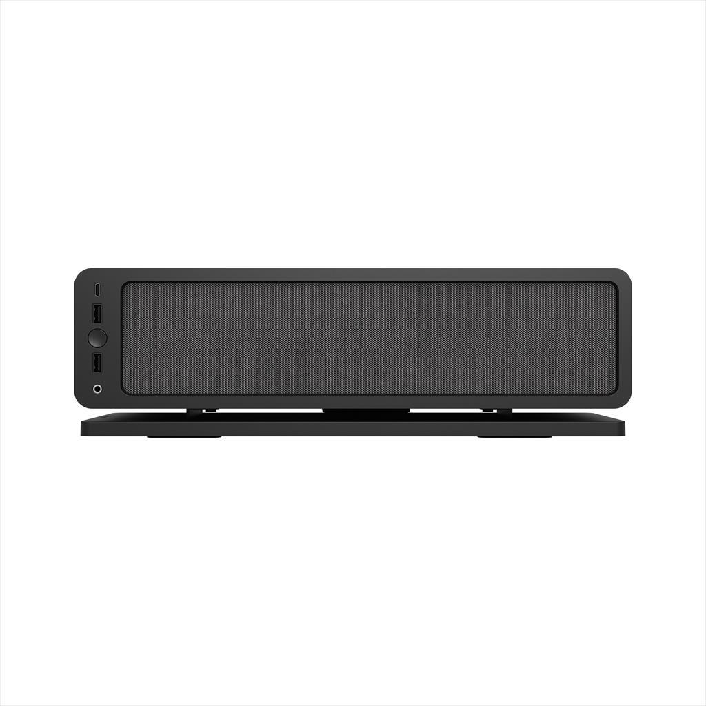 FRACTAL DESIGN Ridge Black Mini-ITX Case, with 2x 140mm Aspect PWM Fans, Black