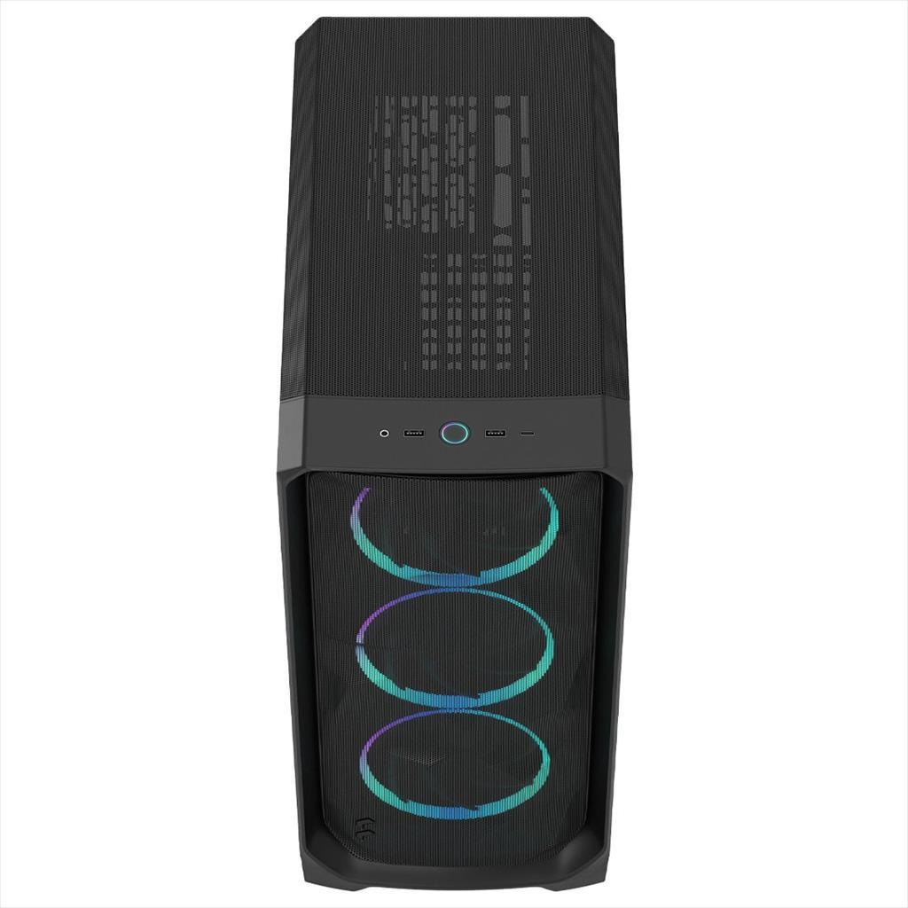Fractal Design FD-C-MES3A-06 Meshify 3 E-ATX Mid-Tower ARGB kaljeno staklo, Crno