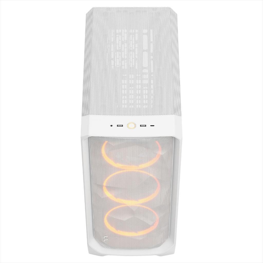 Fractal Design FD-C-MES3A-07 Mid-Tower kućište E-ATX ARGB kaljeno staklo, Belo