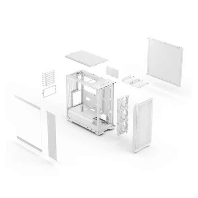 Fractal Design FD-C-EPO1A-03 Kućište Epoch TG Clear tint, Belo