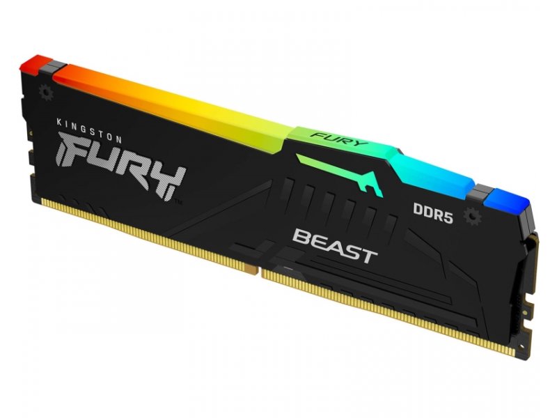 Kingston KF556C40BBA-16 RAM memorija DDR5 DIMM 16GB 5600MT/s Fury Beast RGB