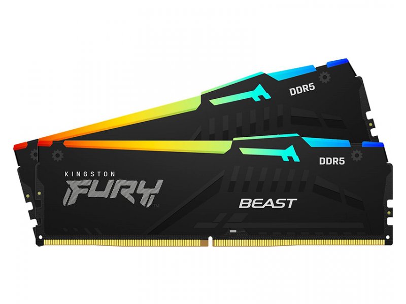 Kingston KF556C36BBEAK2-32 RAM memorija DIMM DDR5 Fury Beast RGB EXPO 32GB (2x16GB kit) 5600MT/s