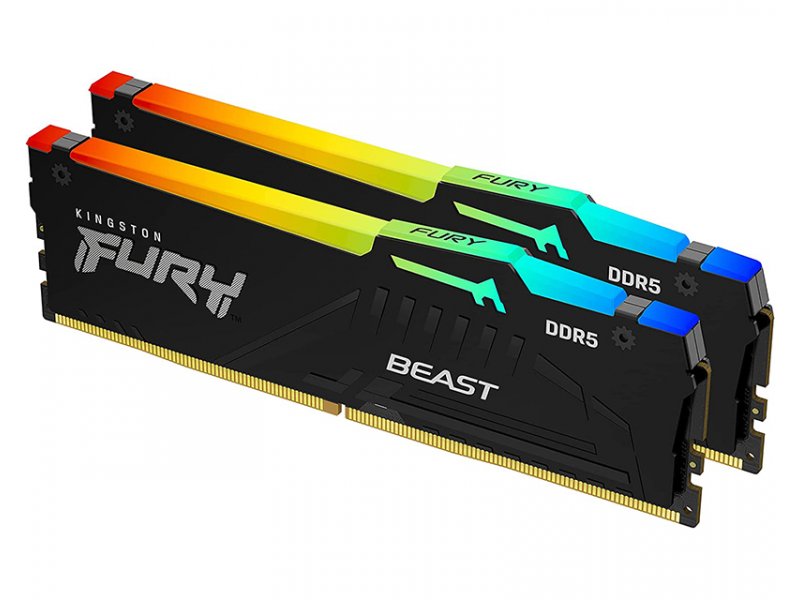 Kingston KF556C36BBEAK2-32 RAM memorija DIMM DDR5 Fury Beast RGB EXPO 32GB (2x16GB kit) 5600MT/s