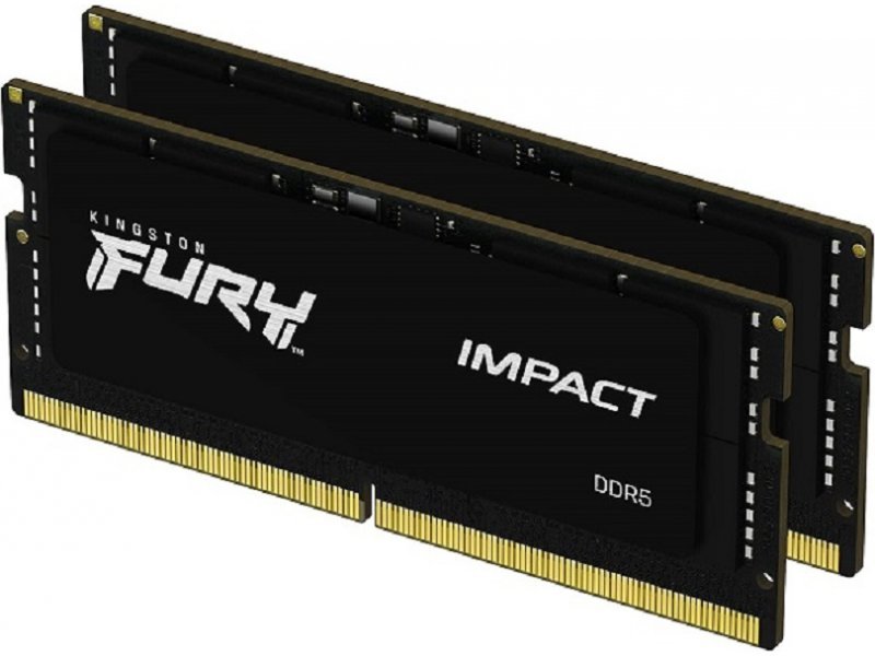 SODIMM Memory DDR5 64GB (2x32GB) 5600MHz Kingston Fury Impact KF556S40IBK2-64
