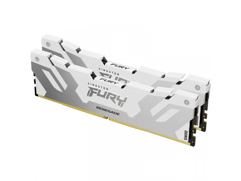Kingston KF564C32RWK2-32 RAM memorija DIMM DDR5 32GB 2x16 6.400MHz FURY Renegade White XMP, White
