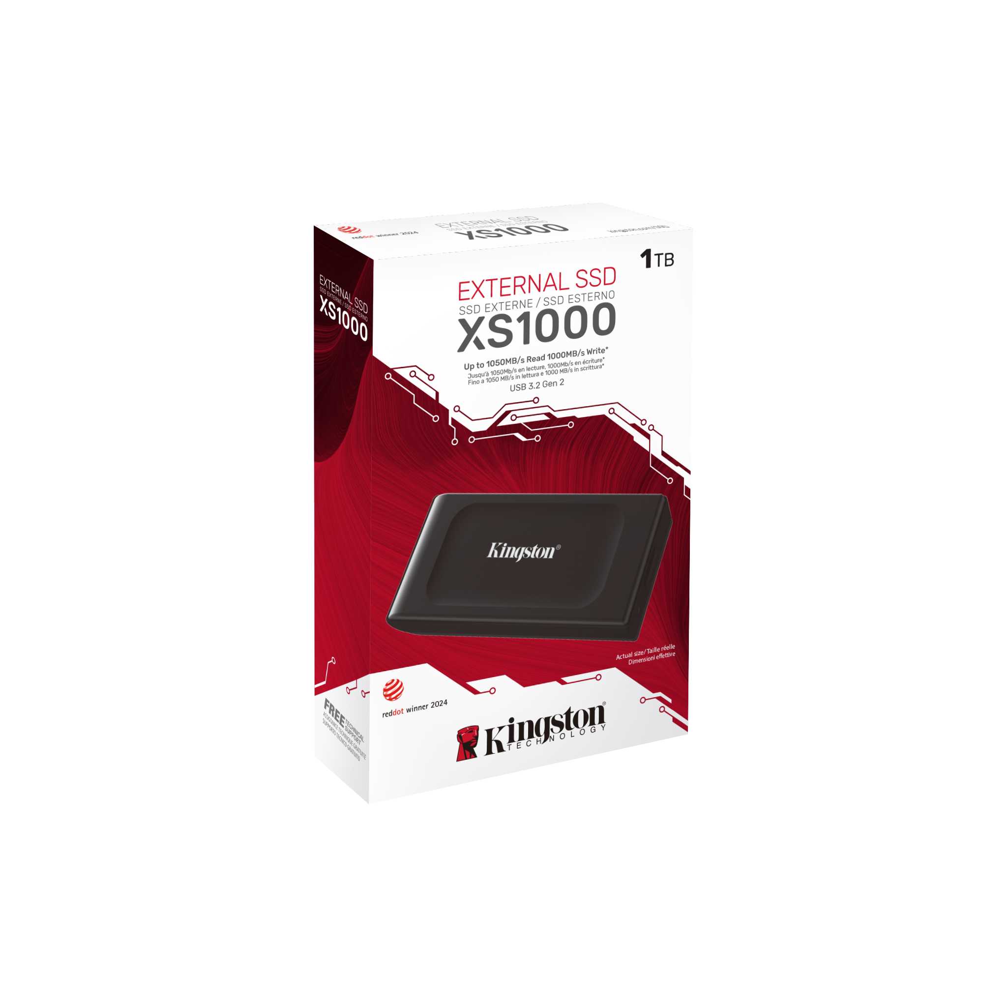 Kingston SXS1000/1000G XS1000 Eksterni SSD Portable 1TB
