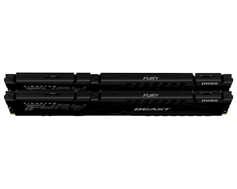 Kingston KF564C32BBEK2-64 FURY Beast DIMM DDR5 64GB (2x32GB kit) 6400MT/s Black
