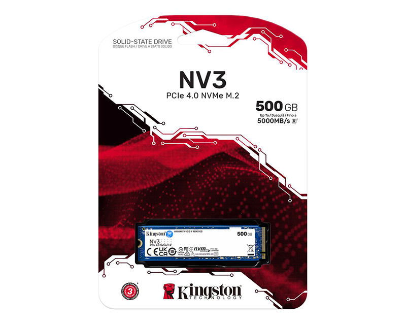 SSD M.2 NVME 500GB Kingston SNV3S/500G 5000MBs/3000MBs