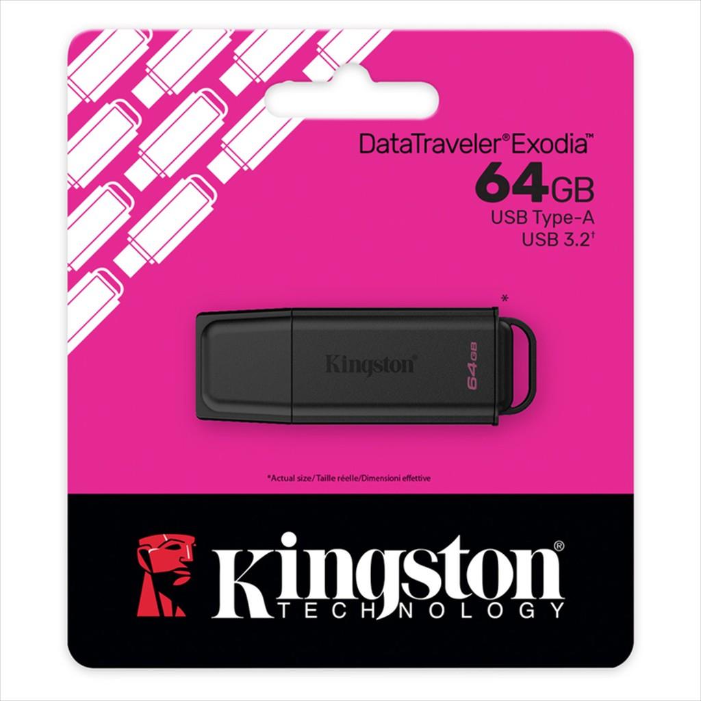 Kingston DTXG2/64 GB USB memoriјa 3.2 Gen1 DATA TRAVELER EKODIA 64 GB, Crna
