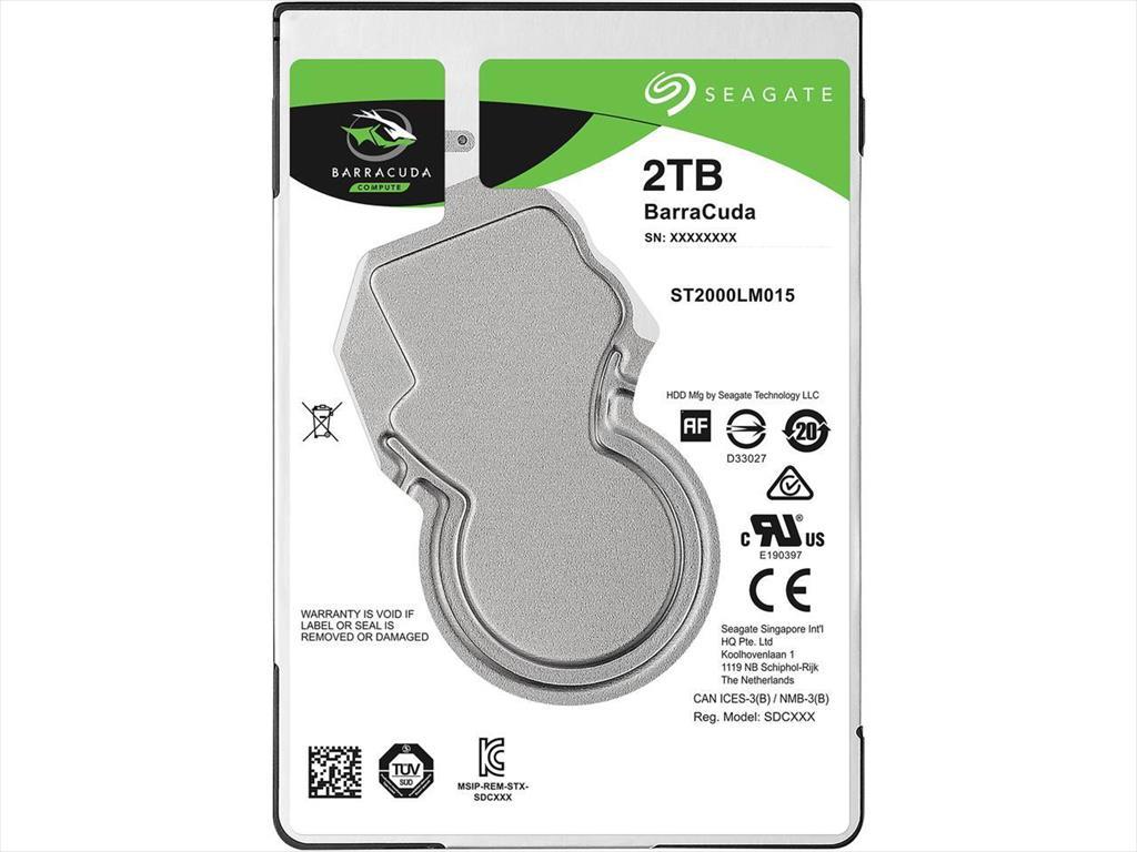 Seagate ST2000LM015 Hard disk 2.5" 2tb barracuda 5400rpm 128mb sataiii