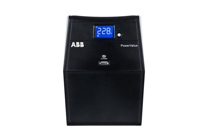 UPS ABB PowerValue 11LI Up 1000VA 600W/Simulated Sine Wave/6 x IEC 320 C13 USB i RS232