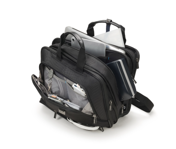 Dicota Torba za laptop Eco Top Traveller Twin Pro D30844-RPET 15.6" , Crna