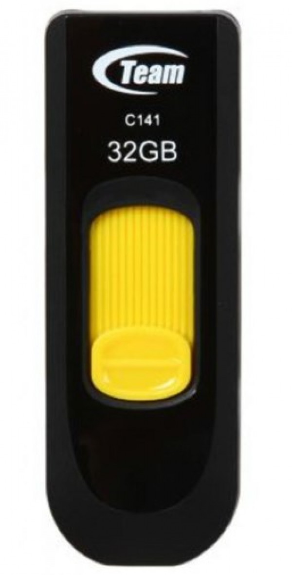 Team C145 USB 3.2 Flash 32GB TC145332GY01 crno-žuti