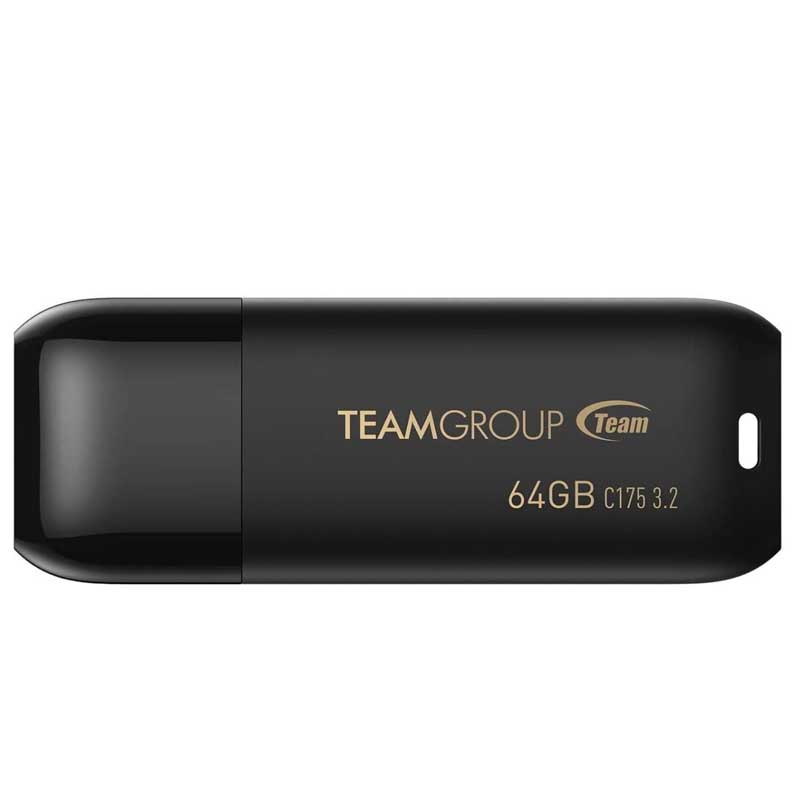 Team C175 TC175364GB01 USB 3.2 Flash 64GB, Crni