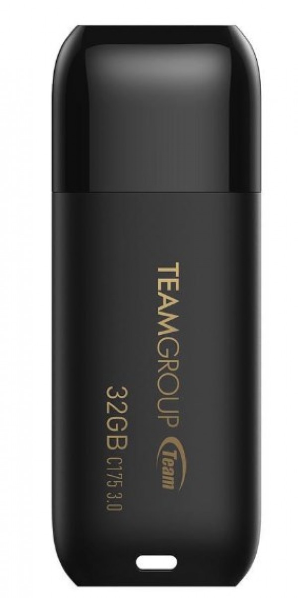 Team C175 USB 3.2 Flash 32GB TC175332GB01, Crni