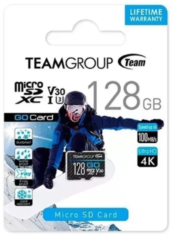 Team Group TEAUSDX128GIV30A103 Memorijska kartica Micro SDXC 128GB +SD Adapter
