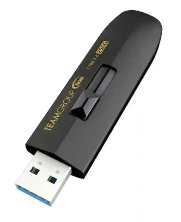 Team TC1863256GB01 USB Flash C186 256GB USB 3.2, Crni