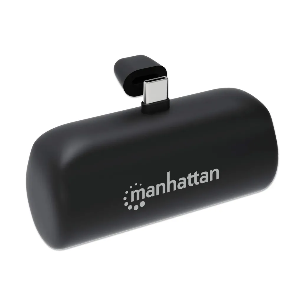 Manhattan 1026336 Eksterna baterija 5000mAh 10W USB-C, Crni