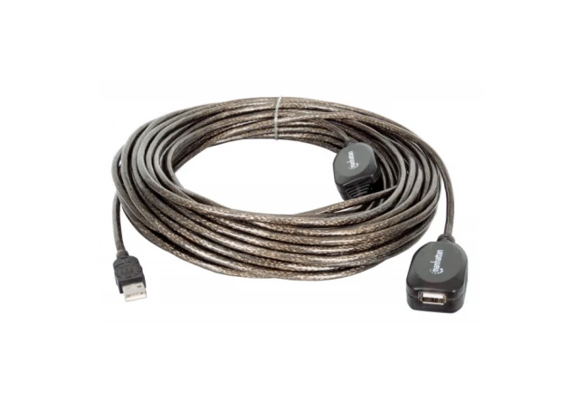 Manhattan 150958 Kabl USB-A M/F 2.0 480Mbps produžni aktivni 20m