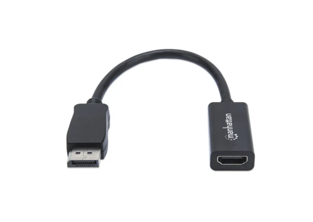 Manhattan 151634 Kabl DisplayPort/M - HDMI/F 1080p, Crni