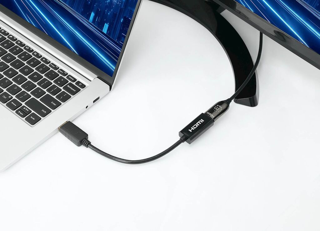 Manhattan adapter DP na HDMI 4K@60Hz, Crni