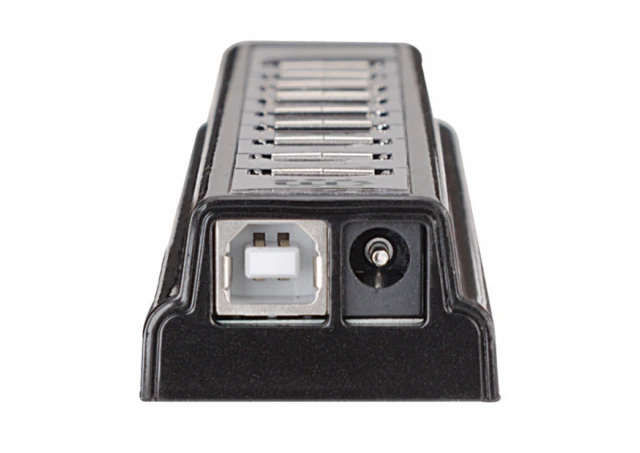 Manhattan 161572 USB HUB 10port 2.0/480Mbps, Crni