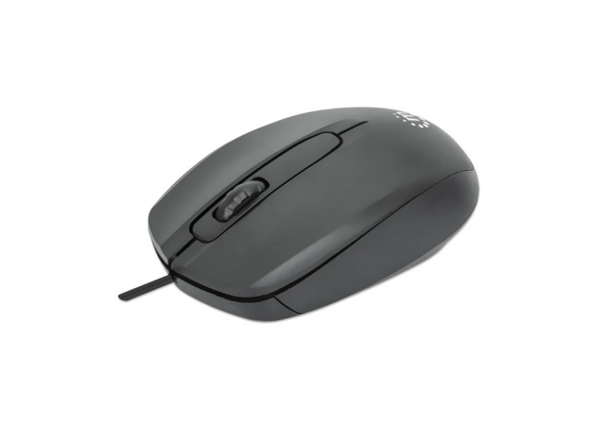 Manhattan Comfort II Miš USB 1000 DPI, Crni