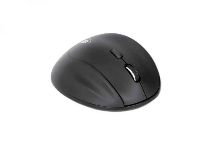Manhattan 190237 Miš Ergonomic USB 1600 DPI, Crni