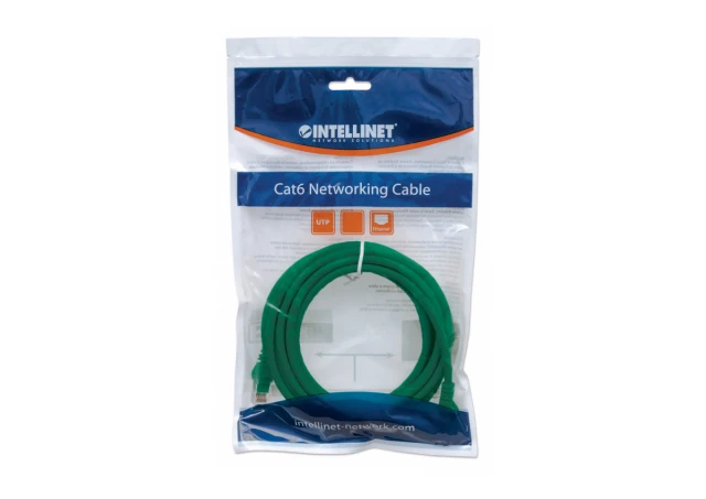 Intellinet 342476 Kabl LAN UTP Cat6 CCA 1m, Zeleni