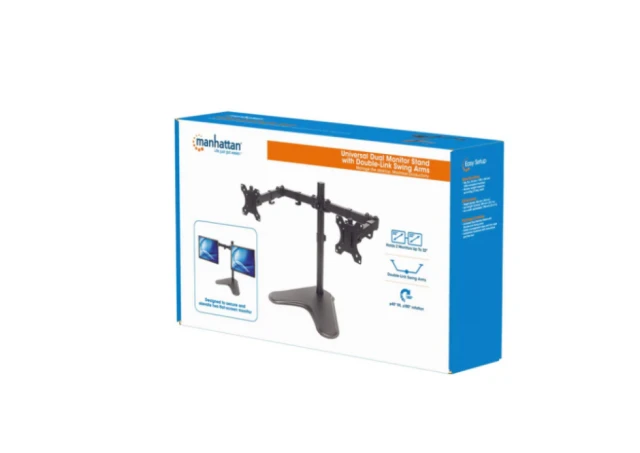 Manhattan 461559 Stoni nosač za dva monitora 13"-32