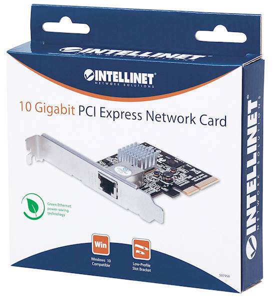 Intellinet Mrežna kartica 10 Gigabit PCI Express, Crna