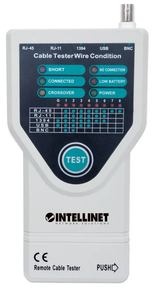Intellinet 780094 Mrežni tester RJ45/RJ11/USB/BNC