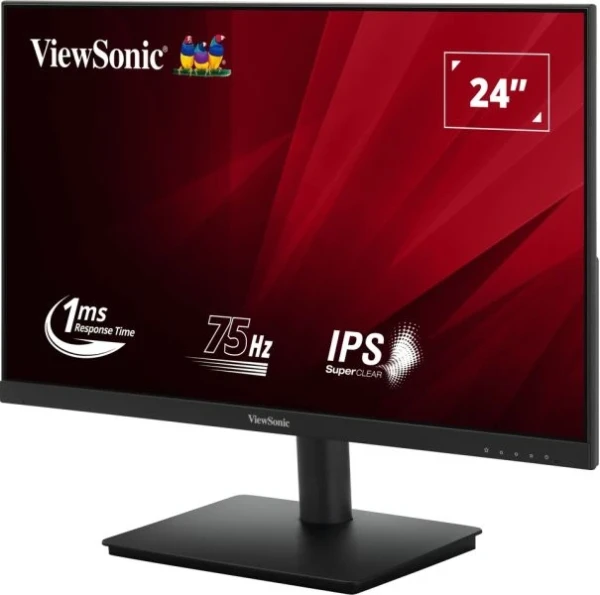 Viewsonic VA240-H-2 Monitor 24 1920x1080 Full HD IPS 1ms 75Hz VGA HDMI, Crni