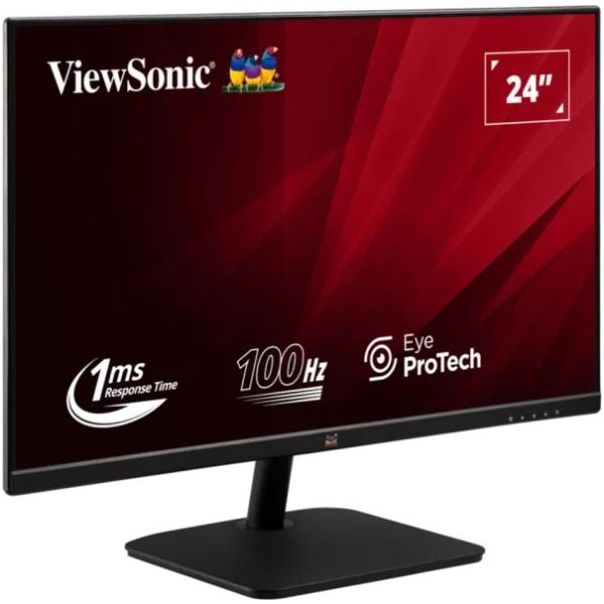 ViewSonic VA2432-MHD-3 Monitor 24″ 1920x1080 Full HD IPS 100 Hz, Crni