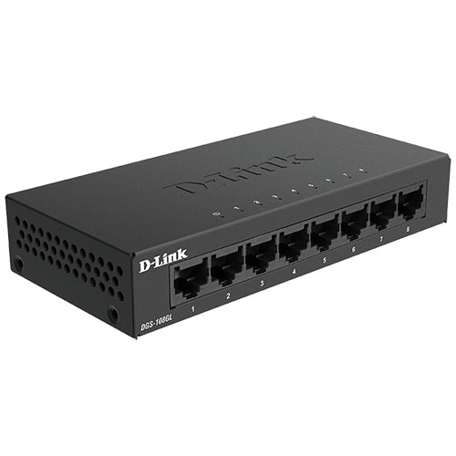 D-Link DGS-108GL/E Switch 8-port 10/100/1000 Unmanaged