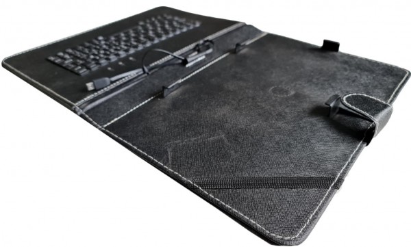 Gembird TA-PCK10-BLACK Tastatura za 10 Tablet PC sa futrolom sa micro USB konektorom US, Black