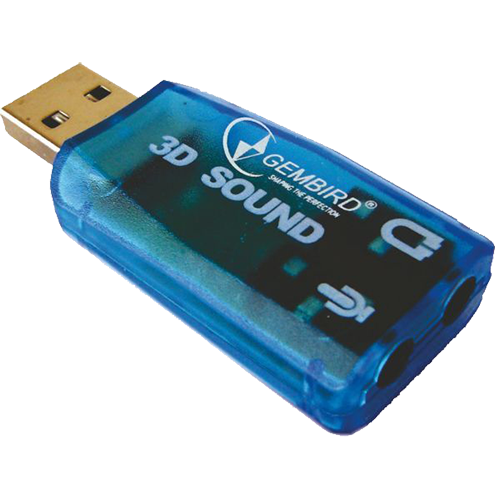 Gembird SC-USB-01 Zvučna karta USB 5.1 3D zamenjuje audio kontrolor u PC