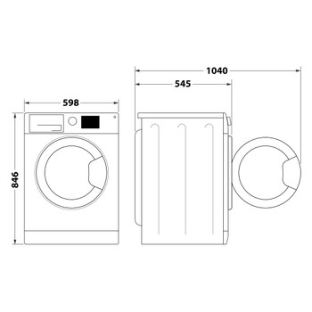 Indesit CYSD72D WW EE Samostojeća mašina za sušenje veša sa toplotnom pumpom 7 kg, Bela