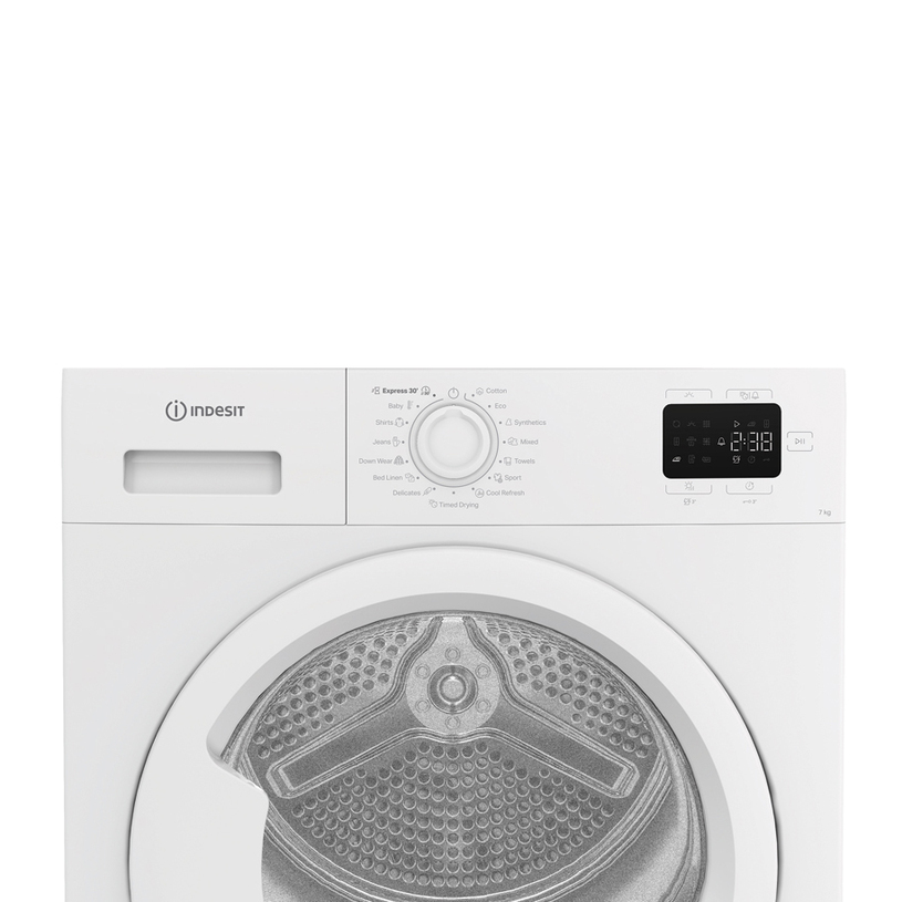Indesit CYSD72D WW EE Samostojeća mašina za sušenje veša sa toplotnom pumpom 7 kg, Bela